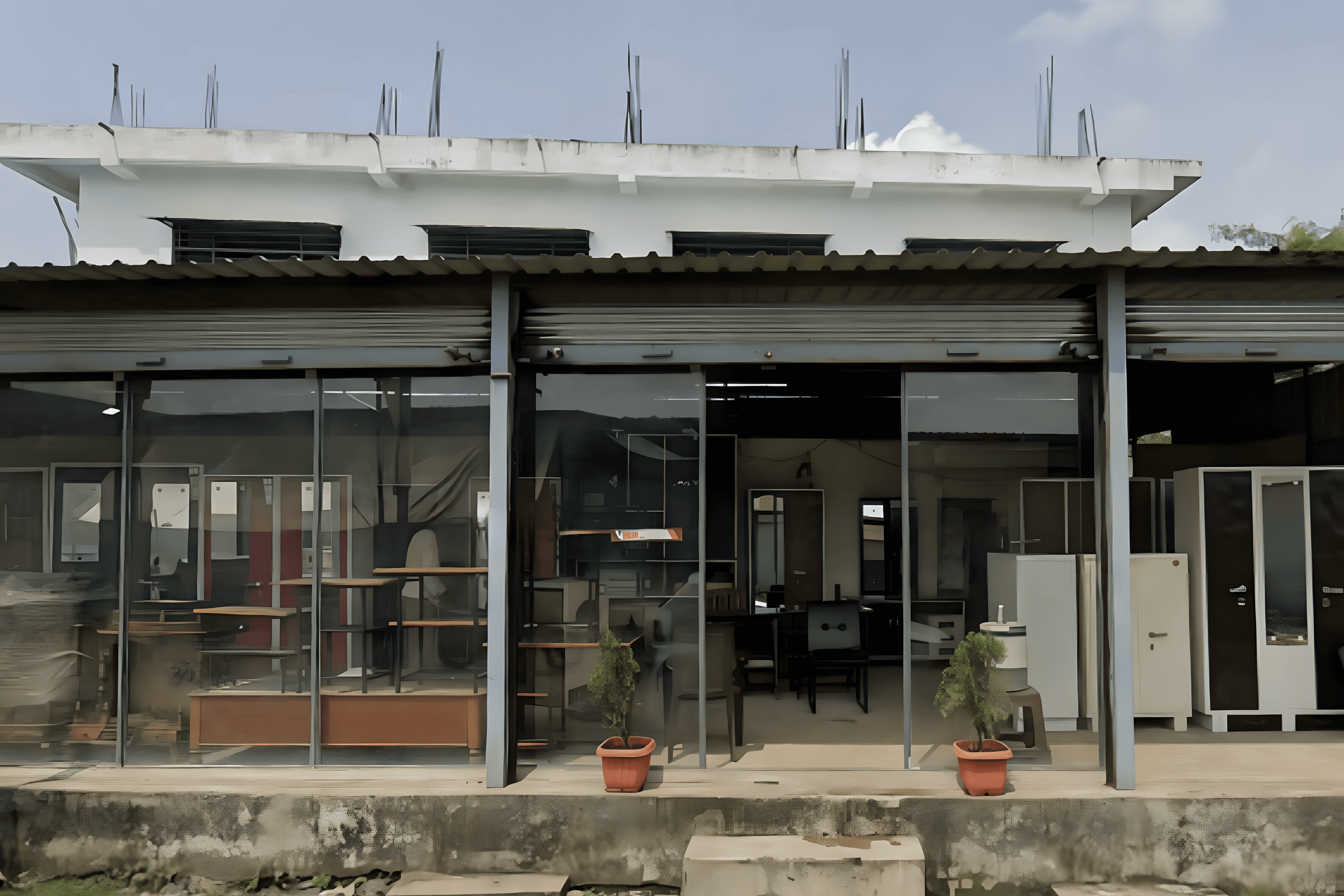 GOKUL Showroom — appliances and furniture on display